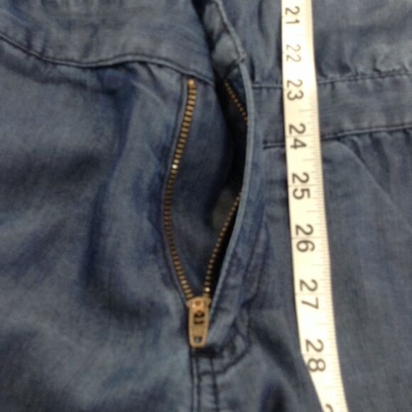 True Religion Sleeveless Denim Utility Jumpsuit Romper Size X-Small - Picture 8 of 8